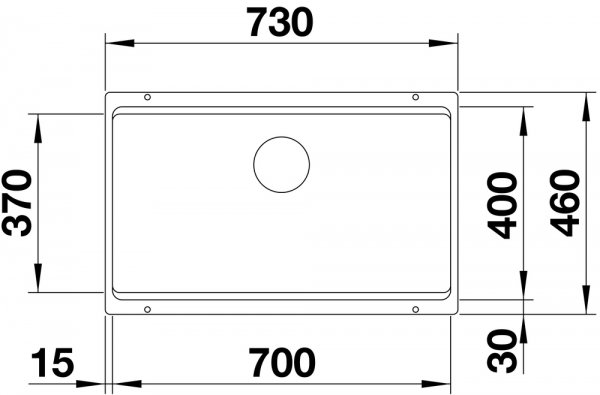 Blanco Etagon 700-U - Antracit - 6