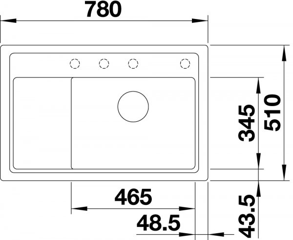 Blanco Zenar XL 6 S Compact - Antracit - 4