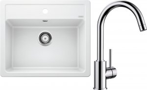 Set 08-B Blanco Legra 6 + Blanco Mida - Biela