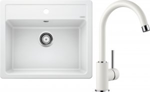 Set 08-C Blanco Legra 6 + Blanco Mida - Biela